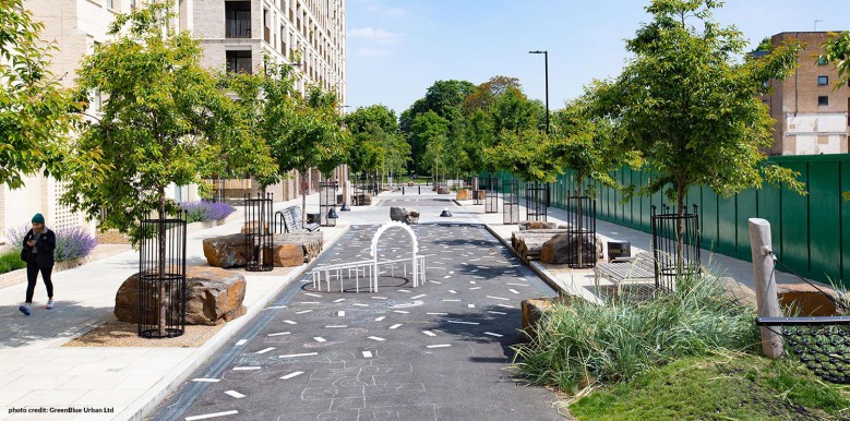 PLAYABLE STREET FOR OUTDOOR LEARNING (before)