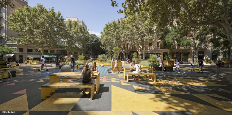 Superblock in Barcelona (before)